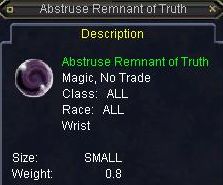Abstruse Remnant of Truth