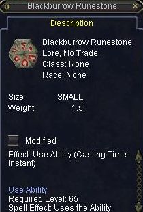 Blackburrow Runestone