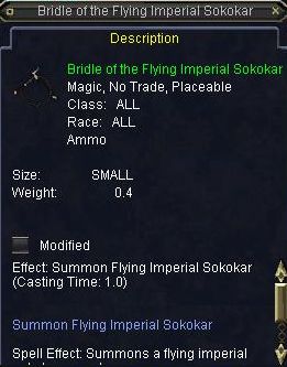 Bridle of the Imperial Sokokar