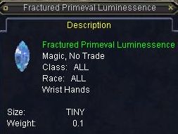 Fractured Primeval Luminessence