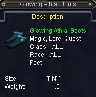 Glowing Athlai Boots