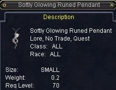 Softly Growing Runed Pendant