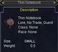 Thin Notebook