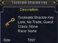 Toskirakk Shackle Key