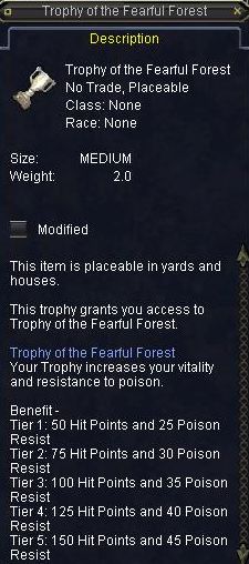 Trophy of Fearfull Forest