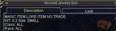 Ancient Jewelry Box