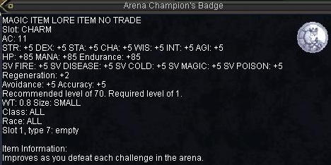 Arena Champion\'s Badge