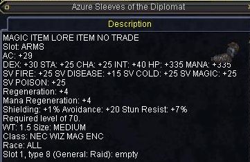 Azure Sleeves of the Diplomat