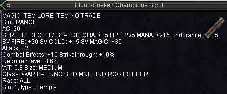 Blood-soacked Champions Scroll