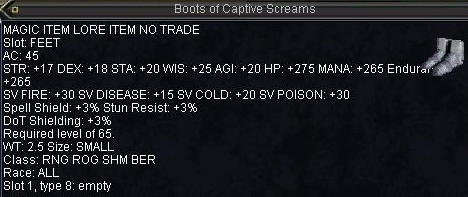 Boots of Captive Screams
