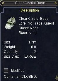 Clear Crystal Base