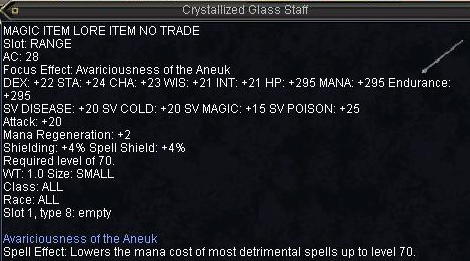 Crystallized Glass Staff