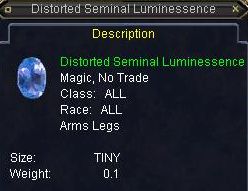 Distorted Seminal Luminessence