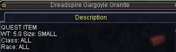 Dreadspire Gargoyle Granite