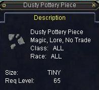 Dusty Pottery Piece