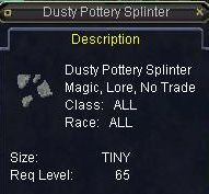 Dusty Pottery Splinter