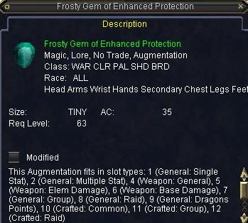 Frosty Gem of Enhanced Protection
