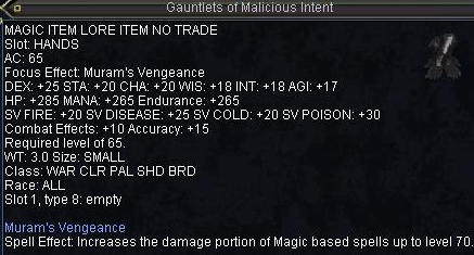 Gauntlets of Malcious Intent