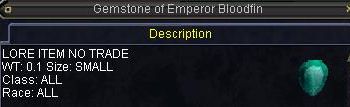Gemstone of Emperor Bloodfin