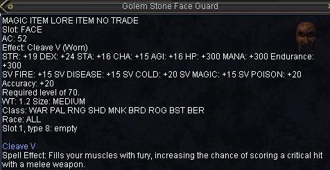 Golem Stone Face Guard