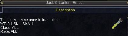 Jack-O-Lantern Extract