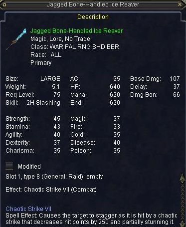 Jagged Bone-Handled Ice Reaver