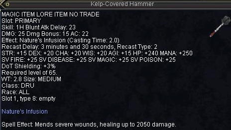 Kelp-covered Hammer