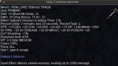 Kelp-covered Hammer