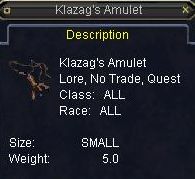 Klazag\'s Amulet
