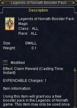 Legends of Norrath Booster Pack