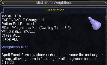 Mist of the Weightless