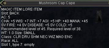 Mushroom Cap Cape