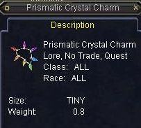 Prismatic Crystal Charm