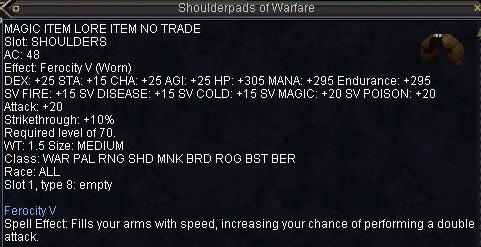 Shoulderpads of Warefare