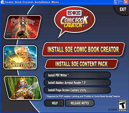 SOE Comic Book Creator