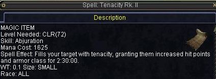 Spell: Tenacity Rk.II