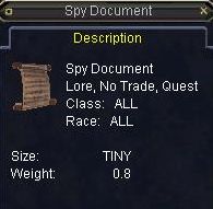 Spy Document