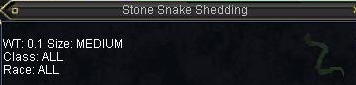 Stone Snake Shedding