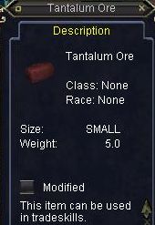 Tantalum Ore