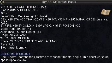 Tome of Discordant Magic