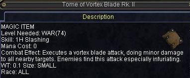 Tome of Vortex Blade Rk. II