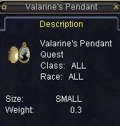 Valarine\'s Pendant