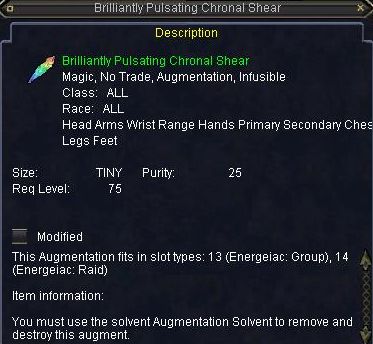 Brilliantly Pulsating Chronal Shear