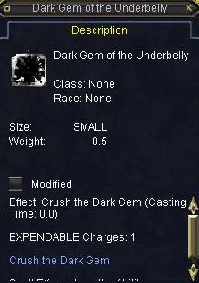 Dark Gem of the Underbelly