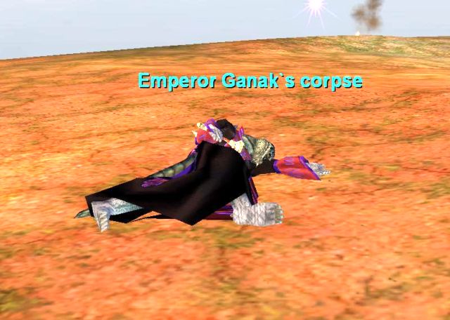 皇帝Ganakの死体を発見