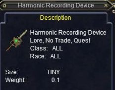 Harmonic Recording Device