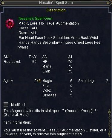 Nesalie\'s Spell Gem