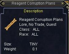 Regent Corruption Plans