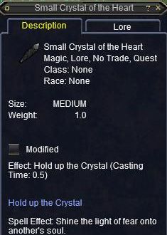 Small Crystal of the Heart